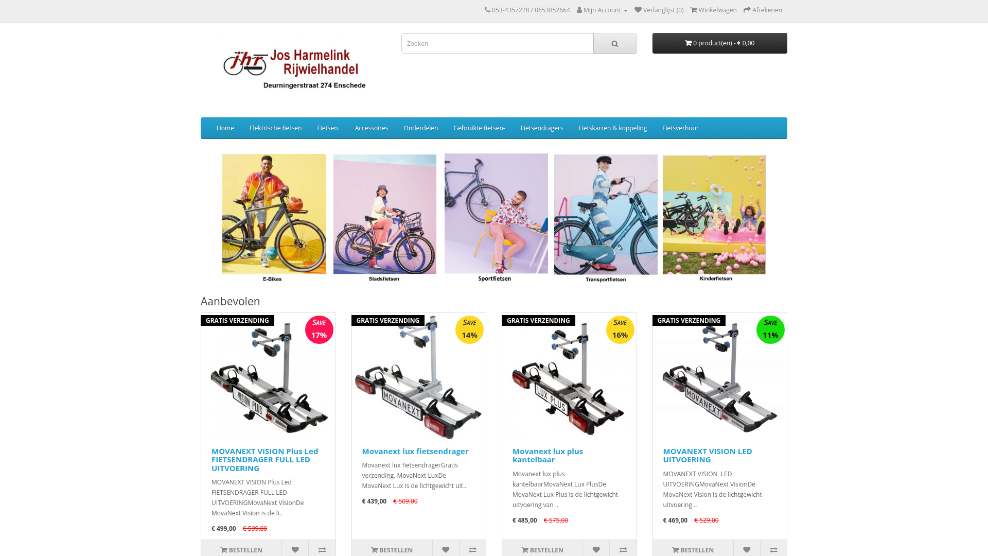 Screenshot van josharmelink.nl