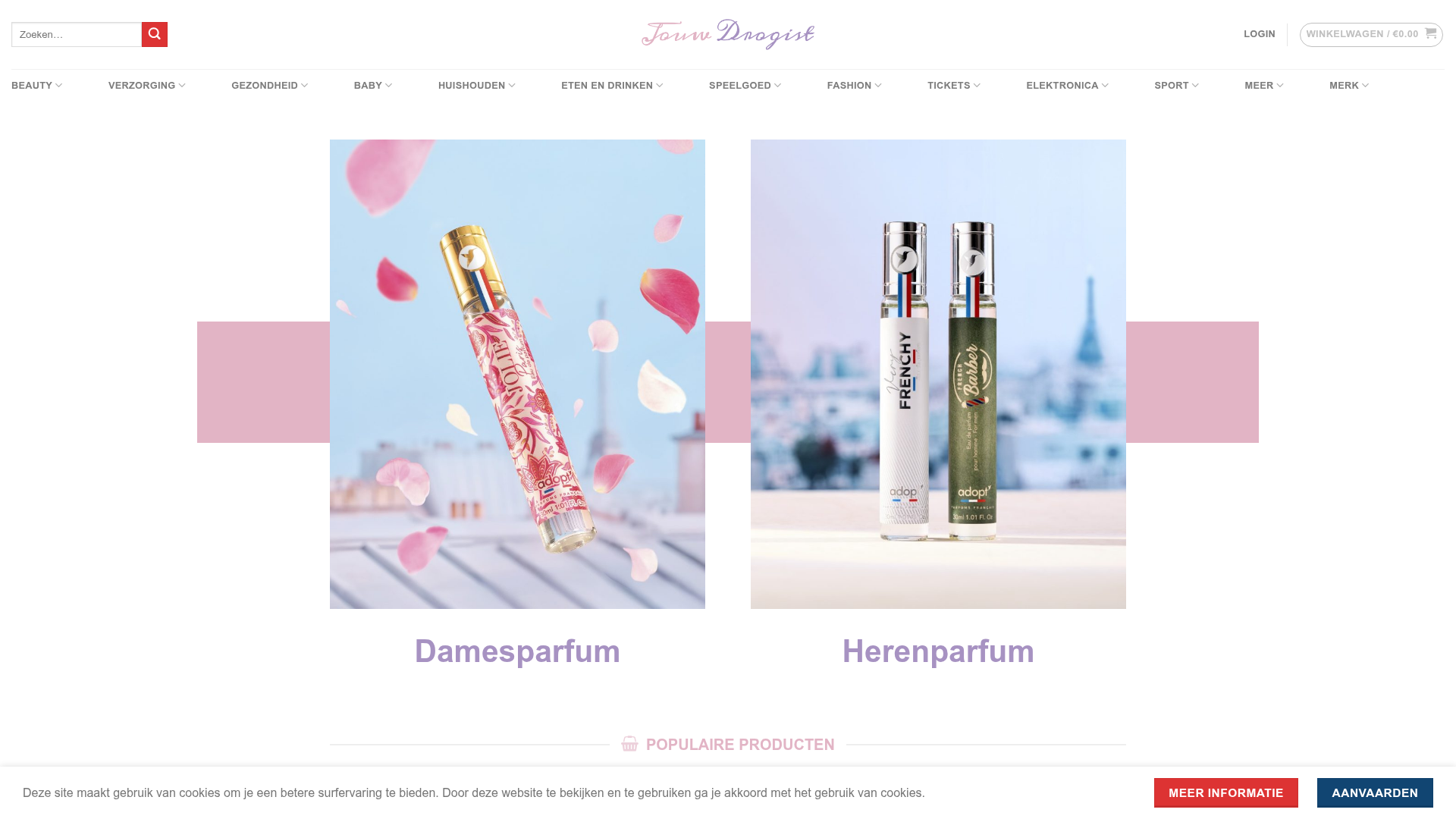 Screenshot van jouwdrogist.com