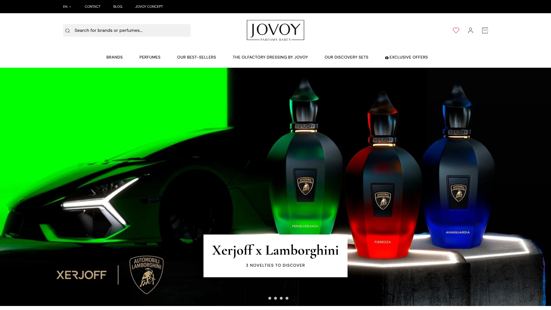 Screenshot van jovoyparis.com