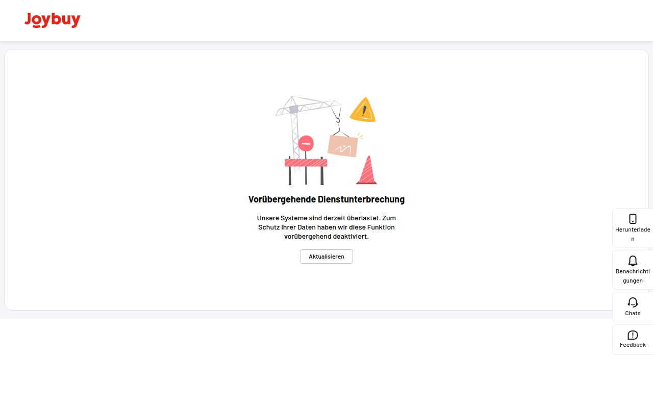 Screenshot van joybuy.de