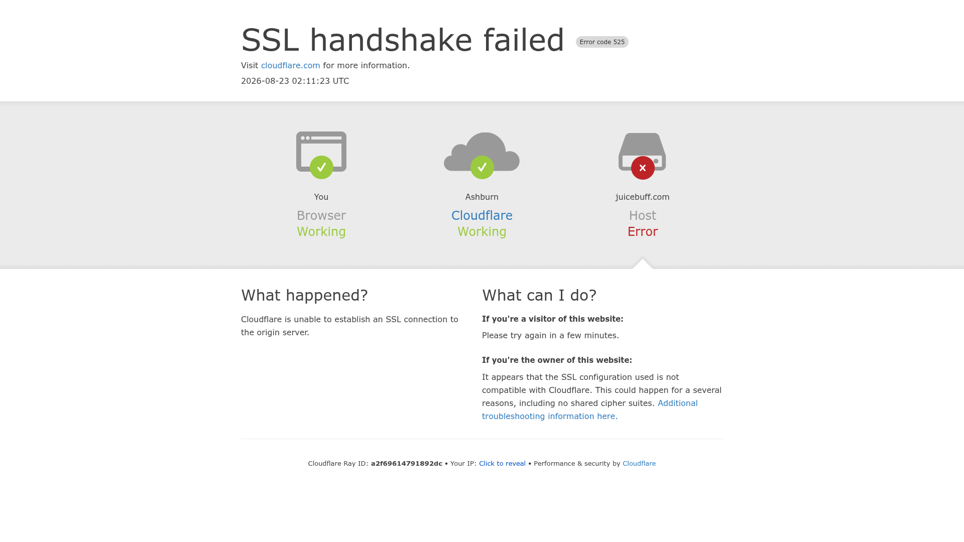 Screenshot van juicebuff.com