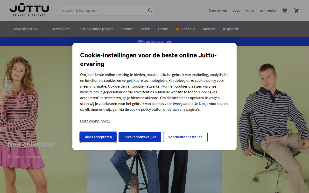 Screenshot van juttu.be