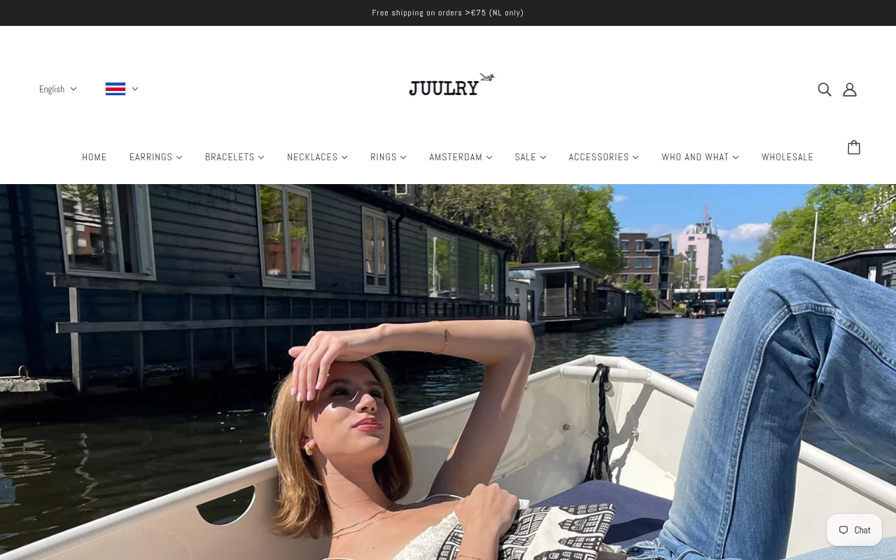 Screenshot van juulry.com