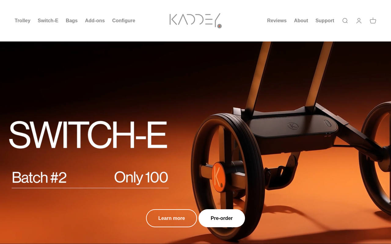 Screenshot van kaddey.com