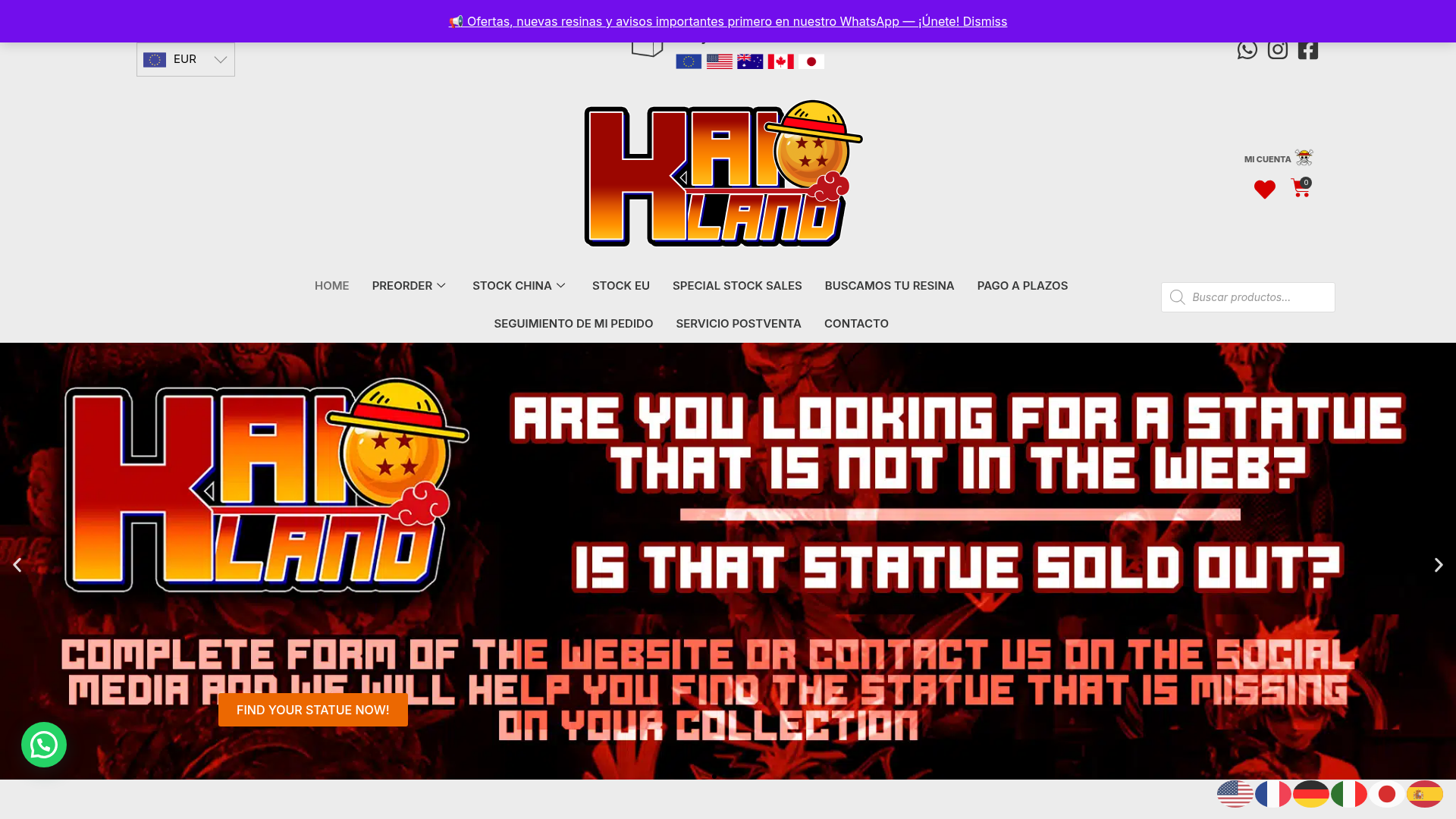Screenshot van kaioland.com