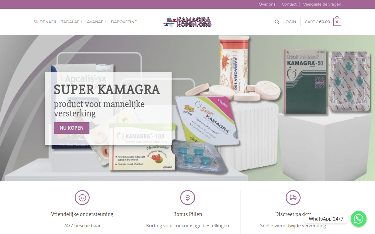 Screenshot van kamagrakopen.org