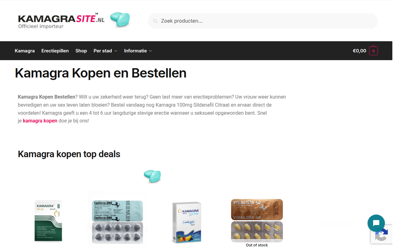 Screenshot van Kamagrasite