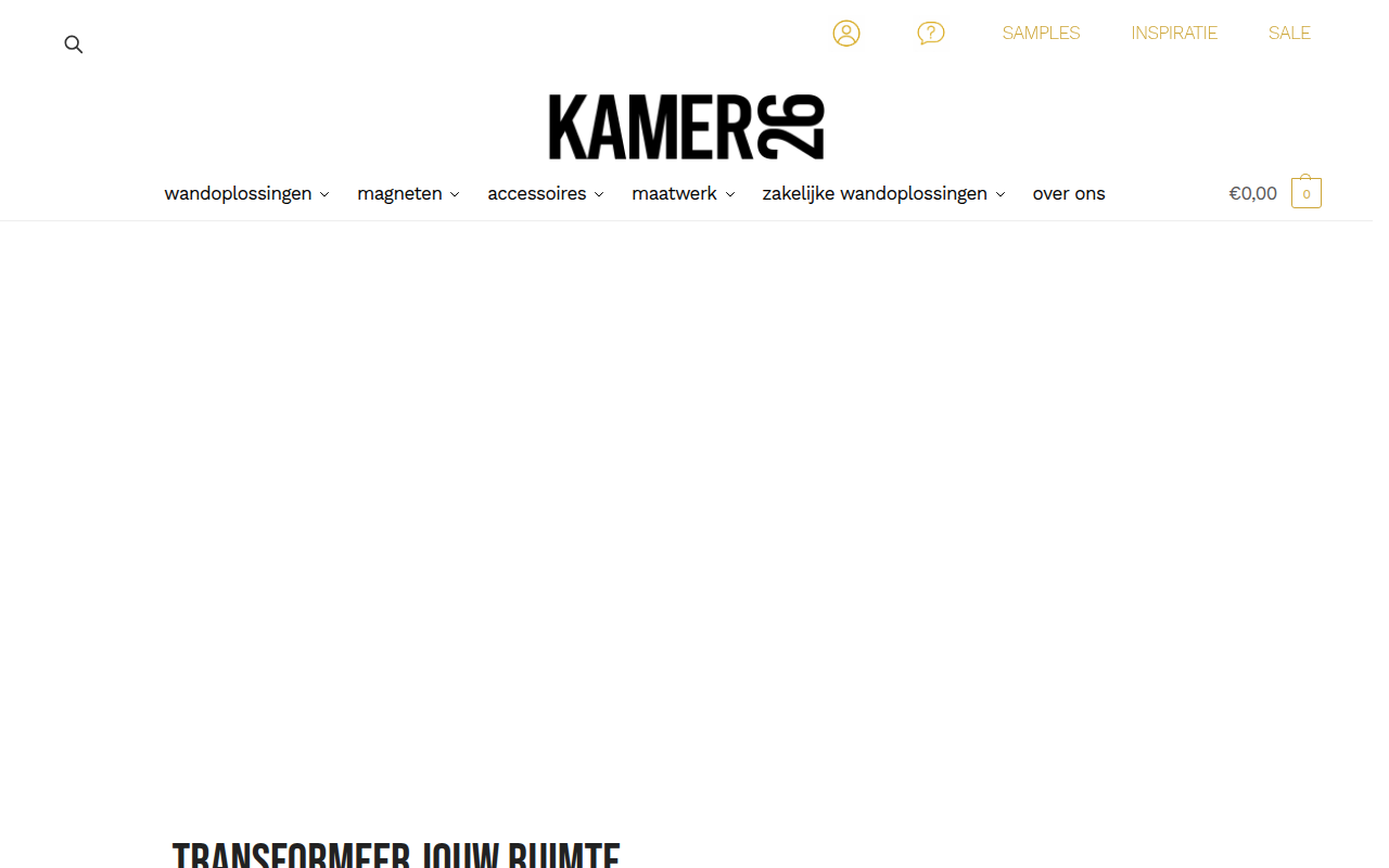 Screenshot van kamer26.nl
