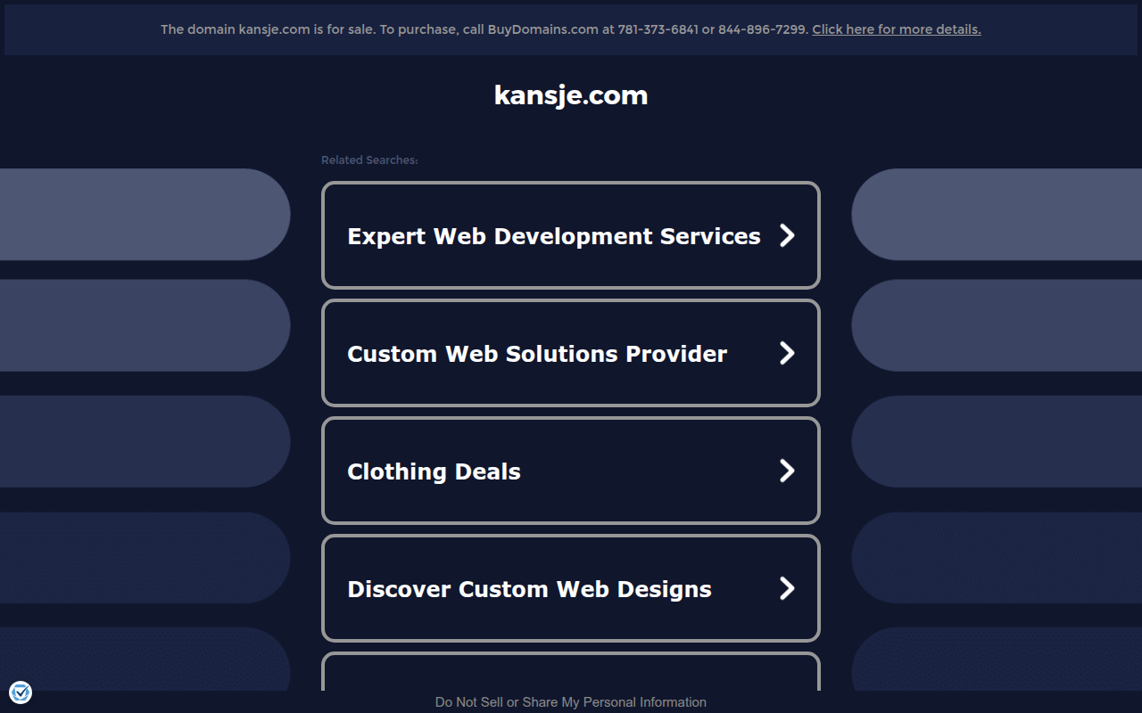 Screenshot van kansje.com