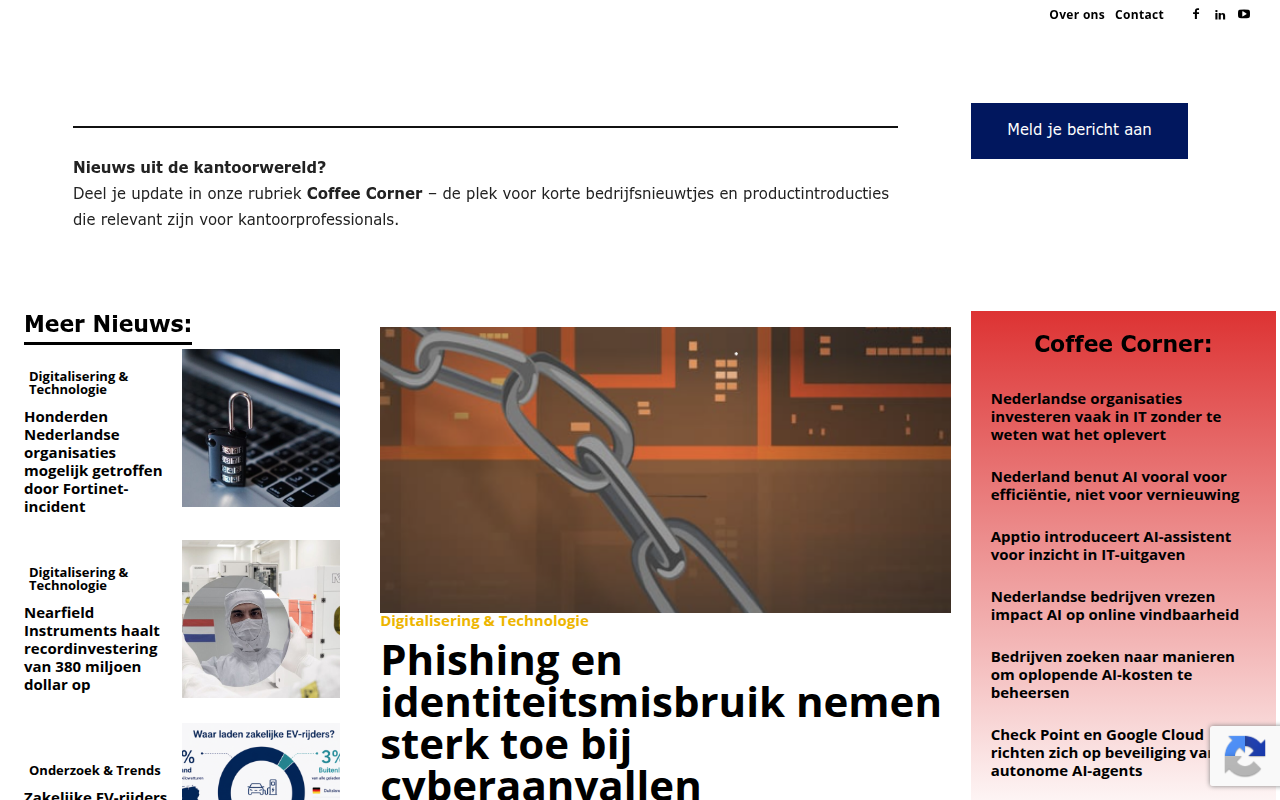 Screenshot van kantoor.nl