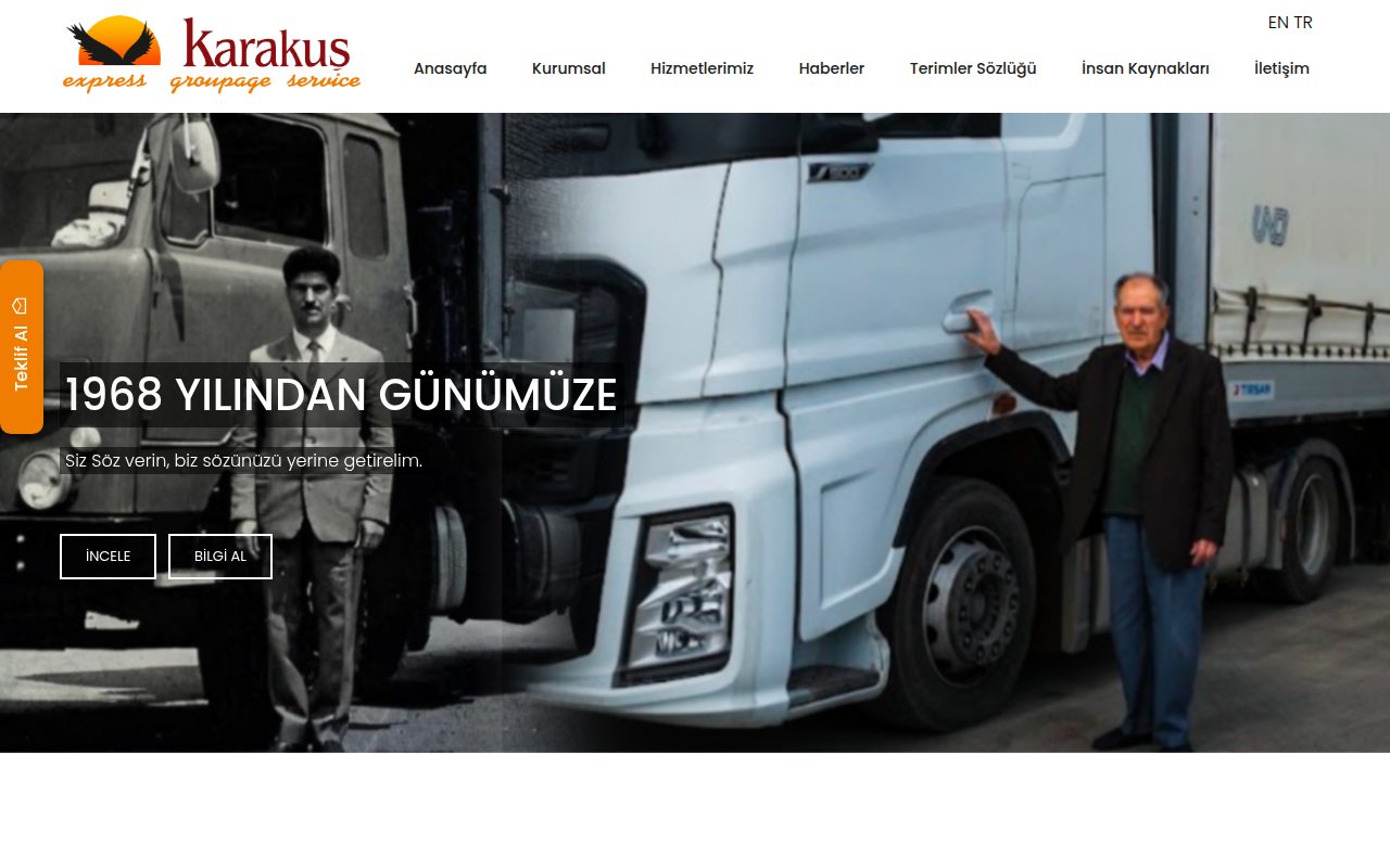 Screenshot van karakus.com