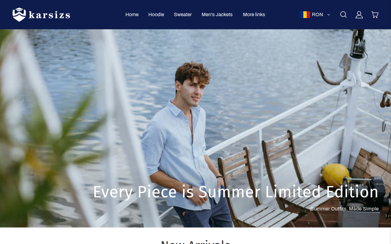 Screenshot van karsizs.com