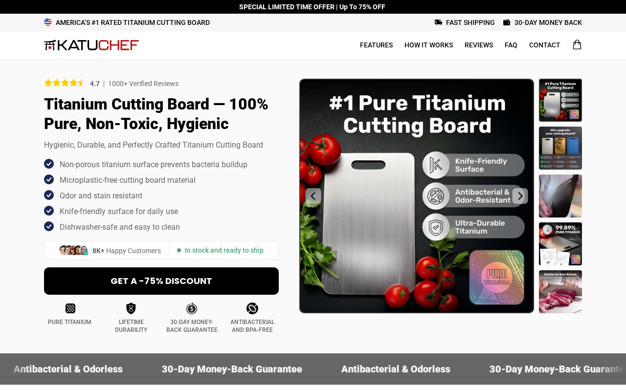Screenshot van katuchef.com