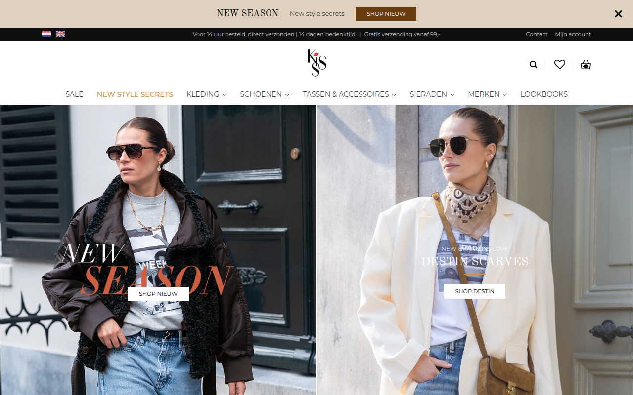 Screenshot van keepitsecretstore.com