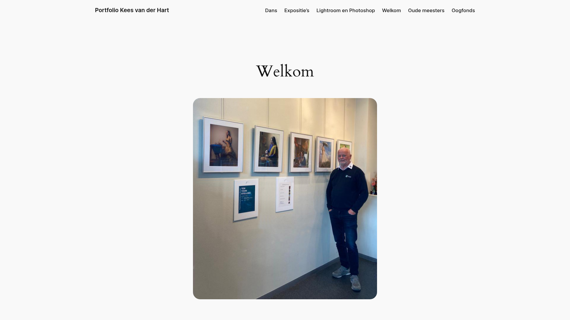 Screenshot van keesvanderhart.nl