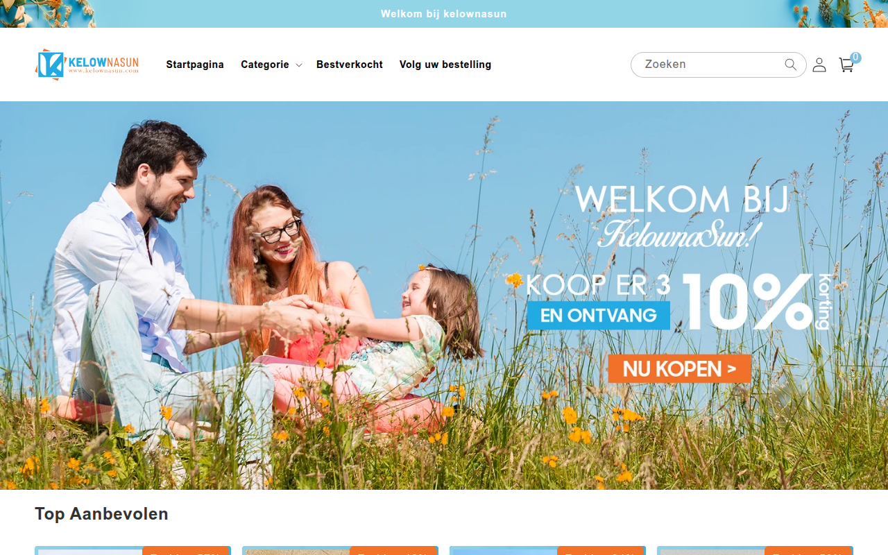 Screenshot van kelownasun.com