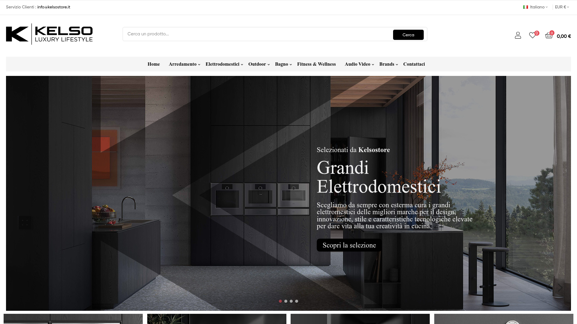 Screenshot van kelsostore.it