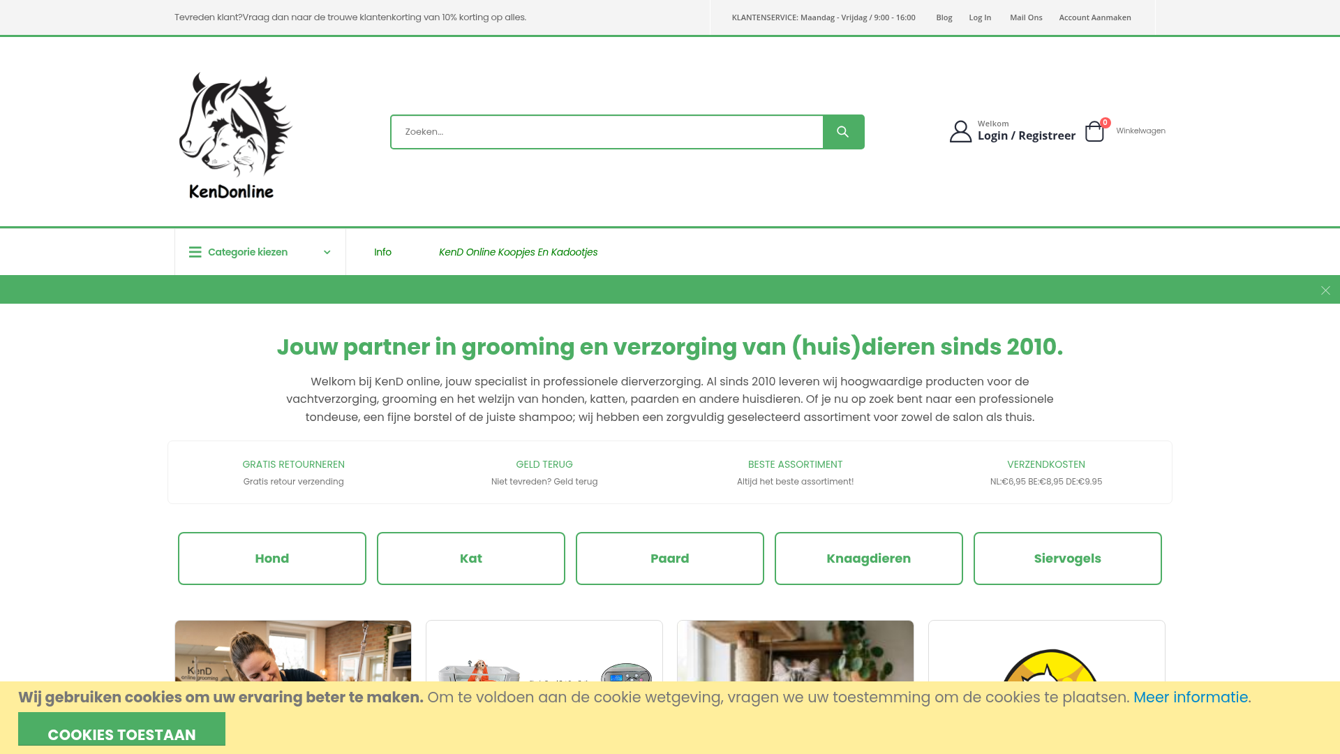 Screenshot van Kendonline