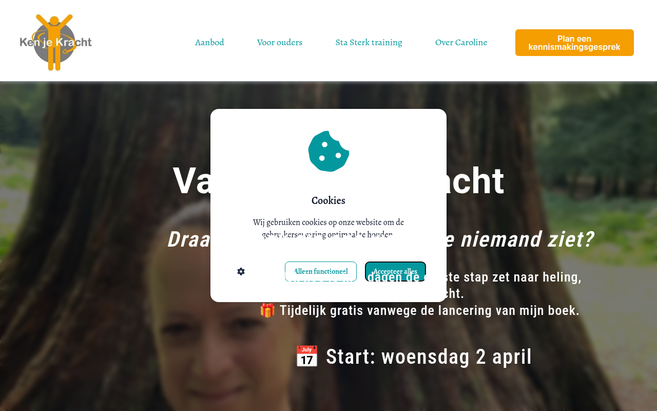 Screenshot van kenjekracht.info
