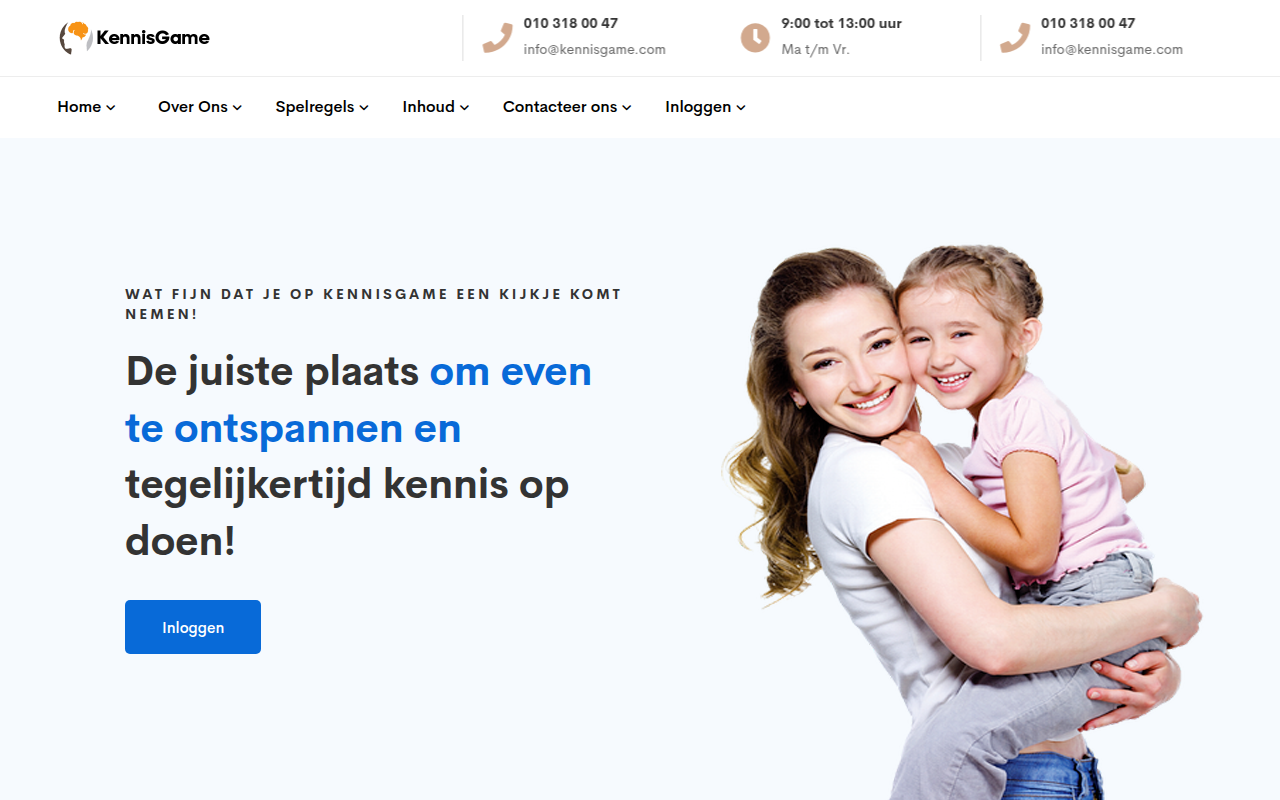 Screenshot van Kennisgame