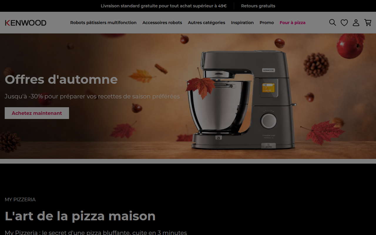 Screenshot van kenwoodworld.com