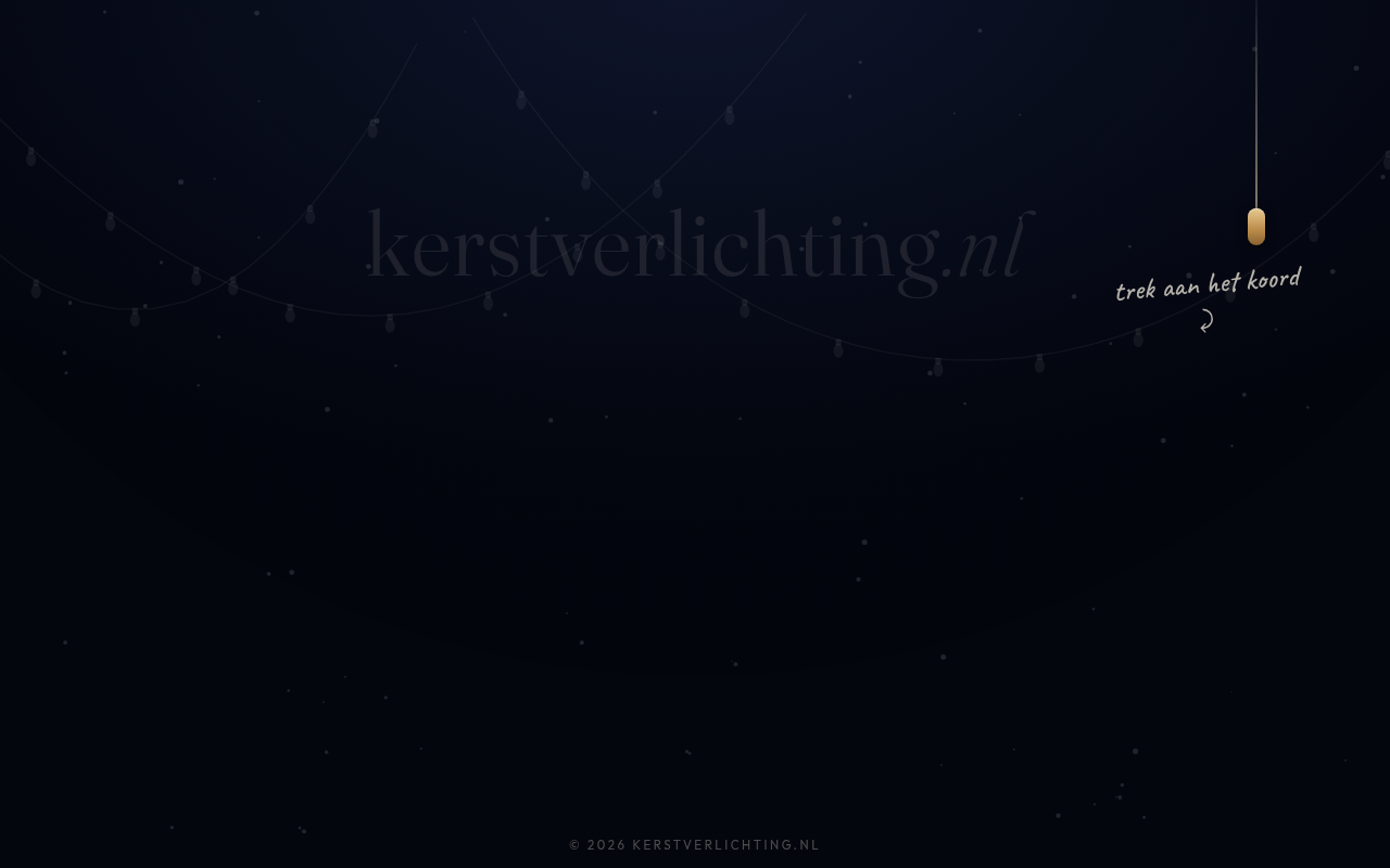 Screenshot van kerstverlichting.nl