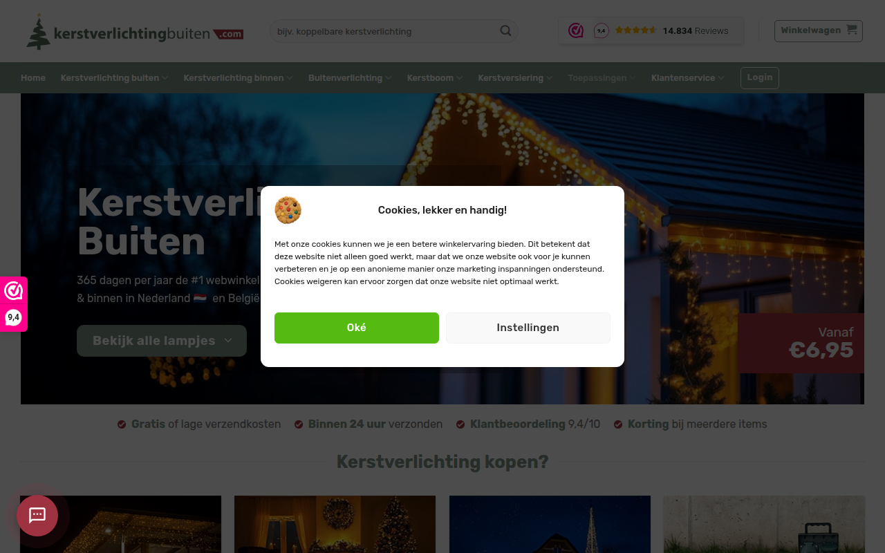 Screenshot van kerstverlichtingbuiten.com