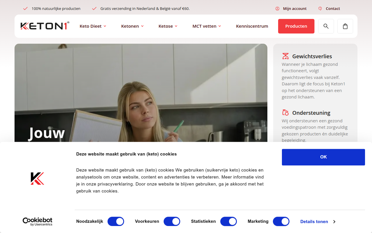 Screenshot van keton1.nl