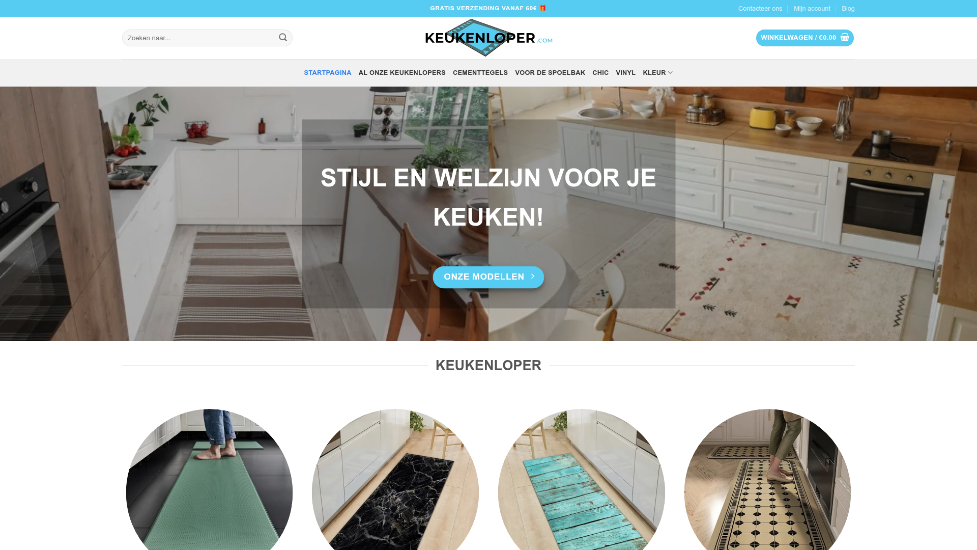 Screenshot van keukenloper.com