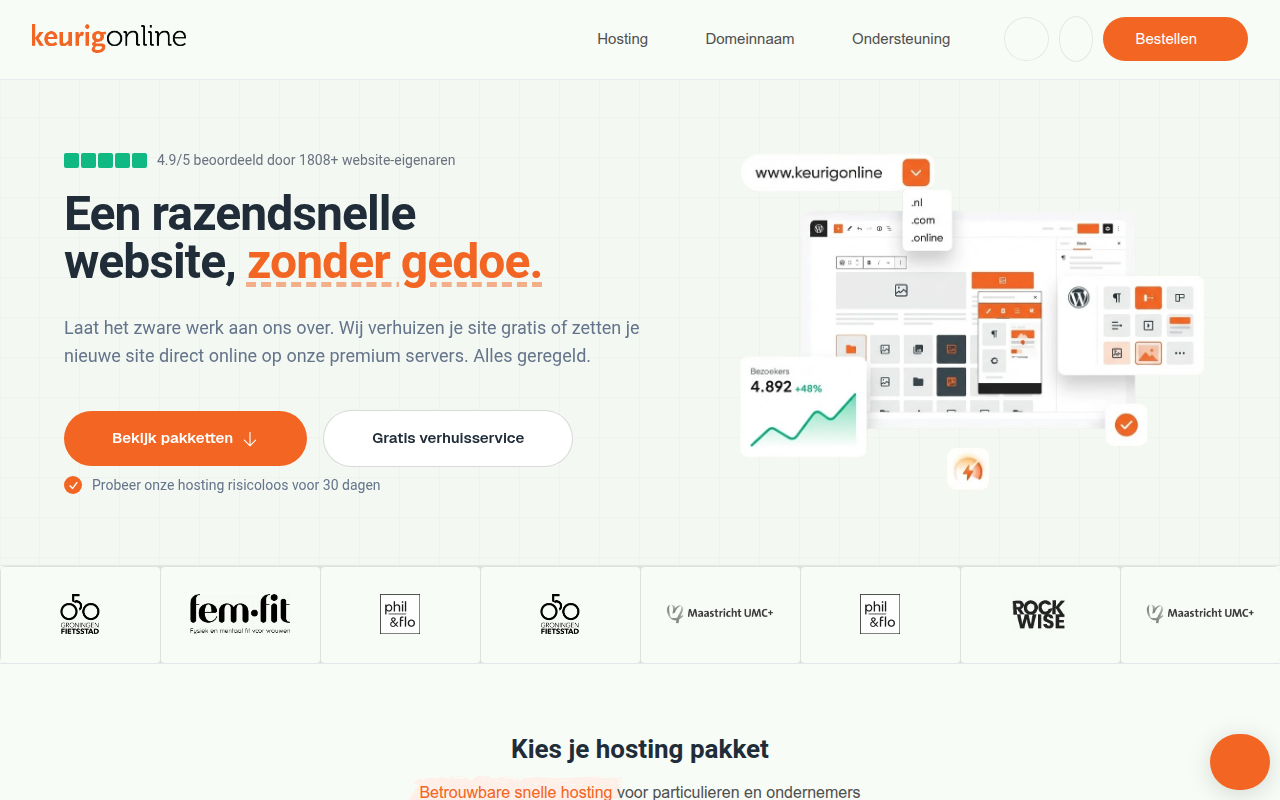 Screenshot van keurigonline.nl