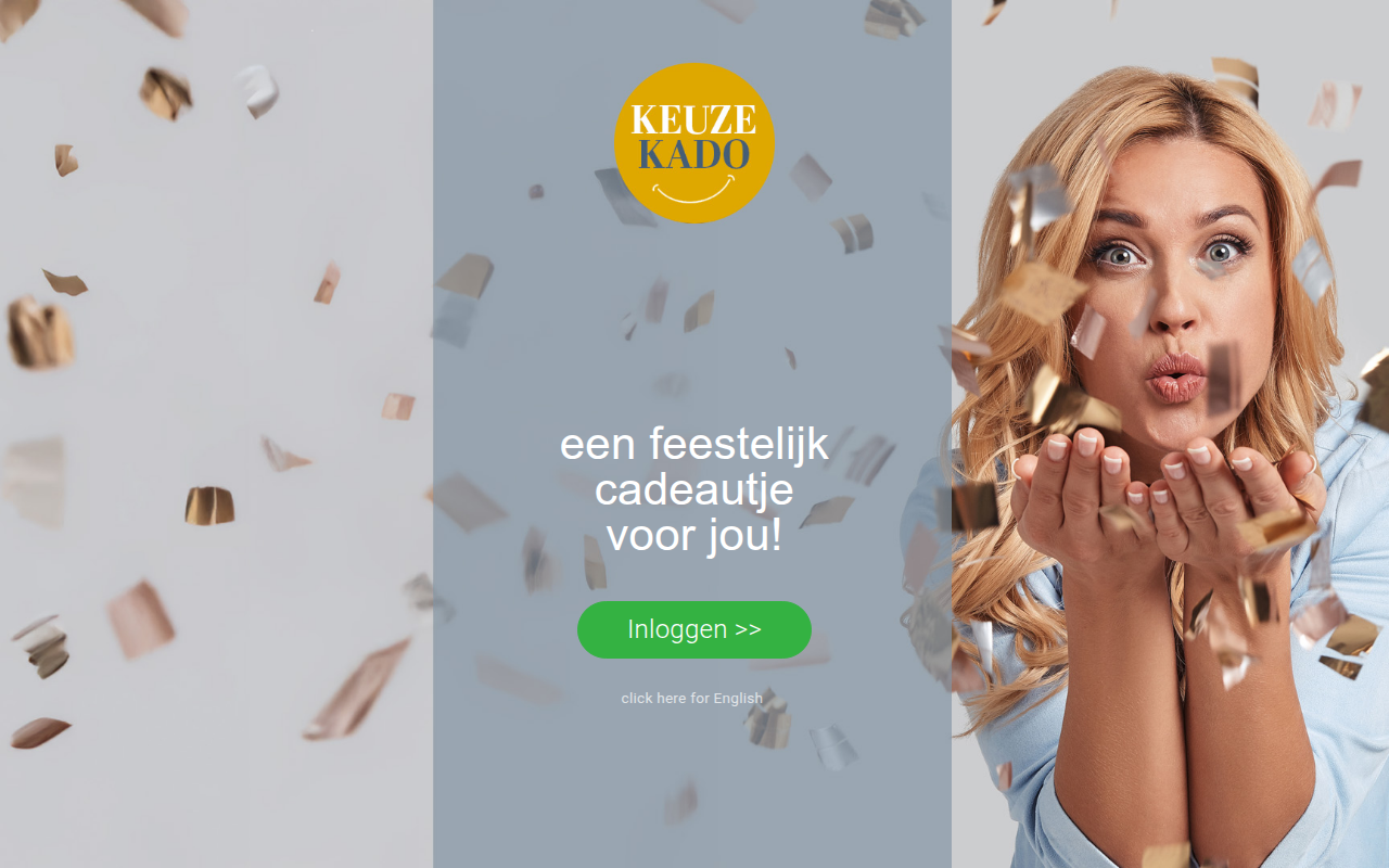 Screenshot van keuzekado.com