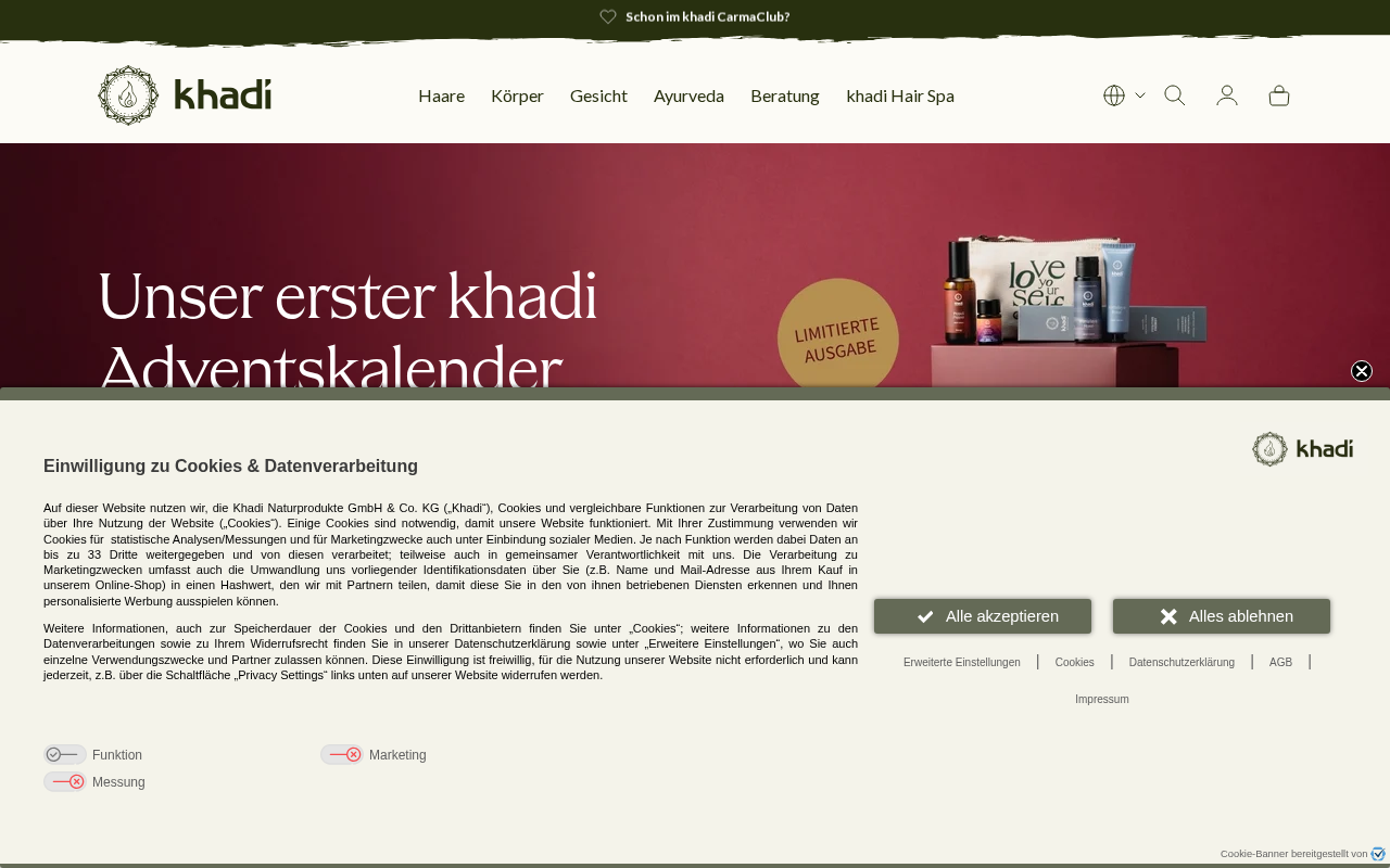Screenshot van khadi.de