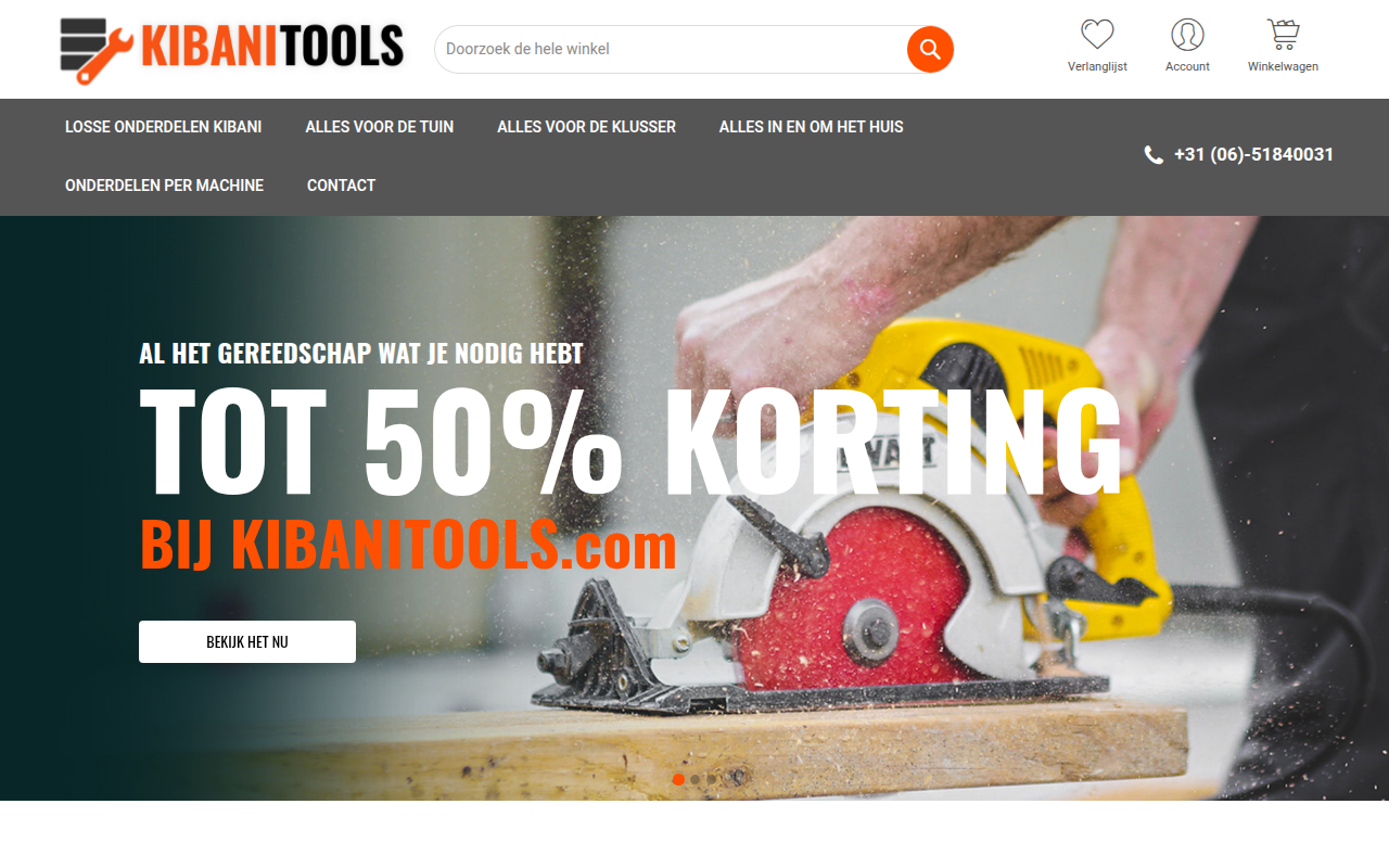 Screenshot van kibanitools.com