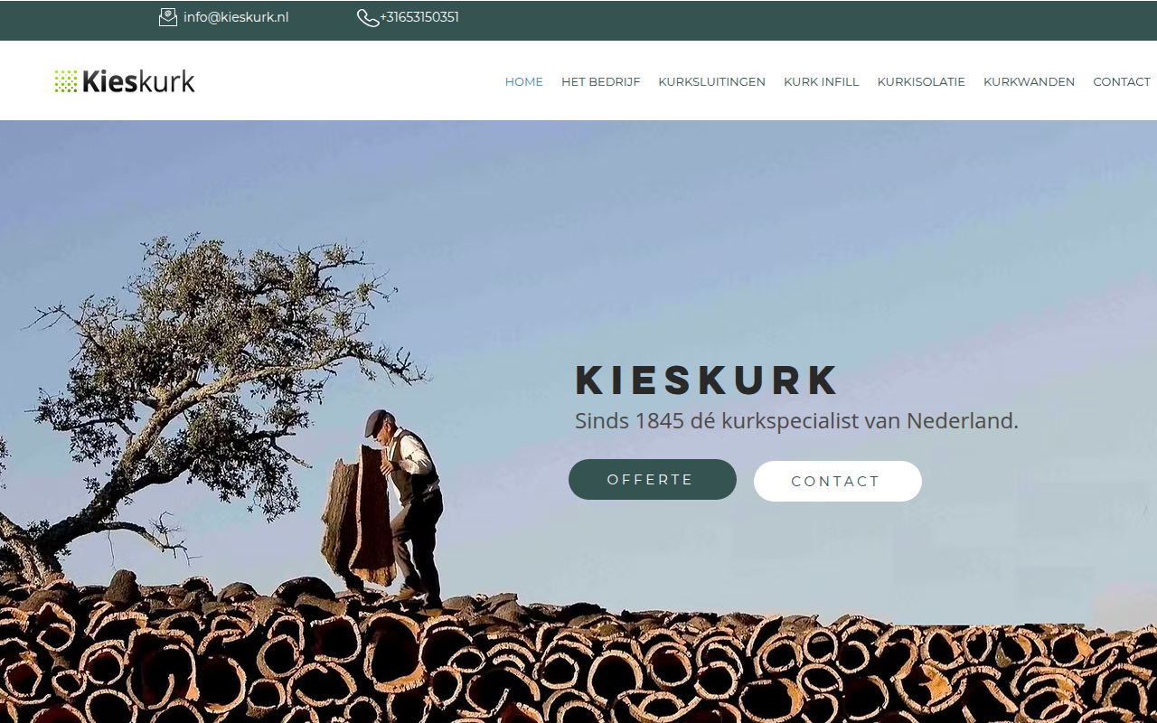 Screenshot van kieskurk.nl