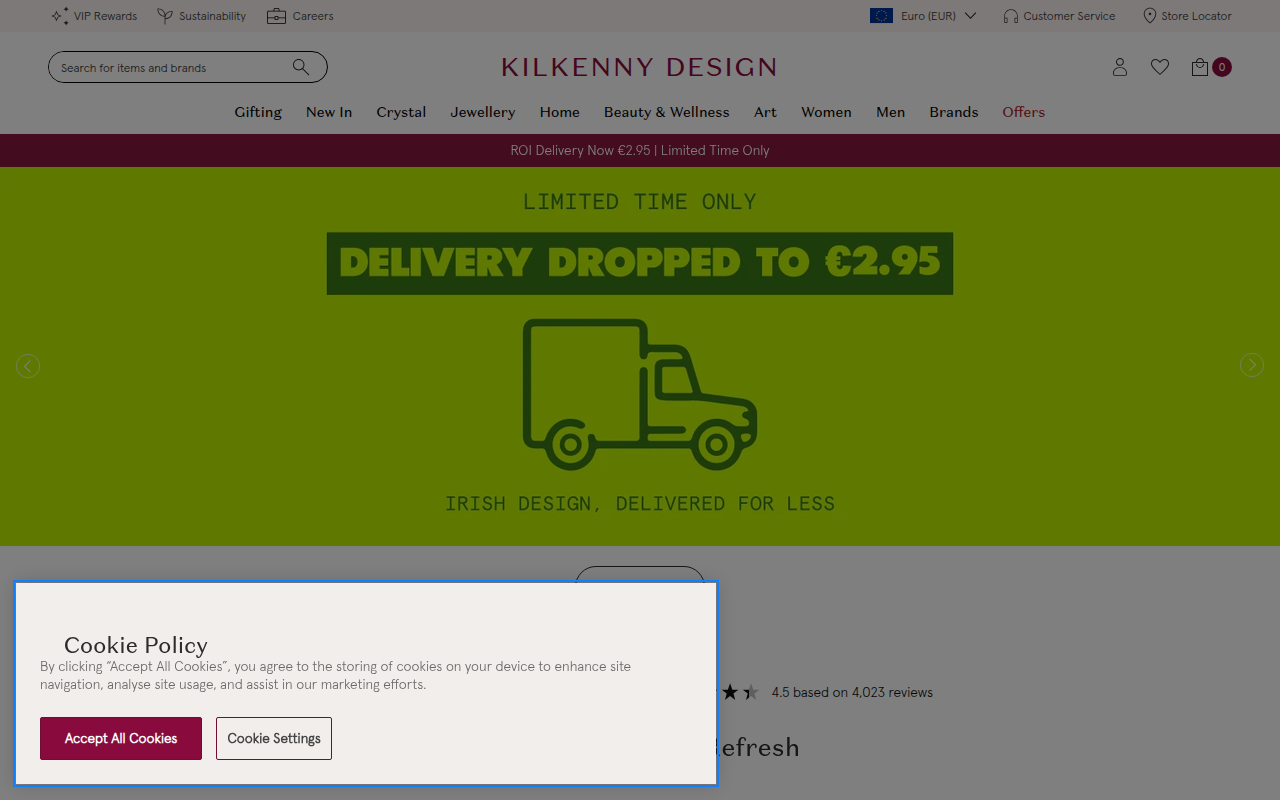 Screenshot van kilkennydesign.com