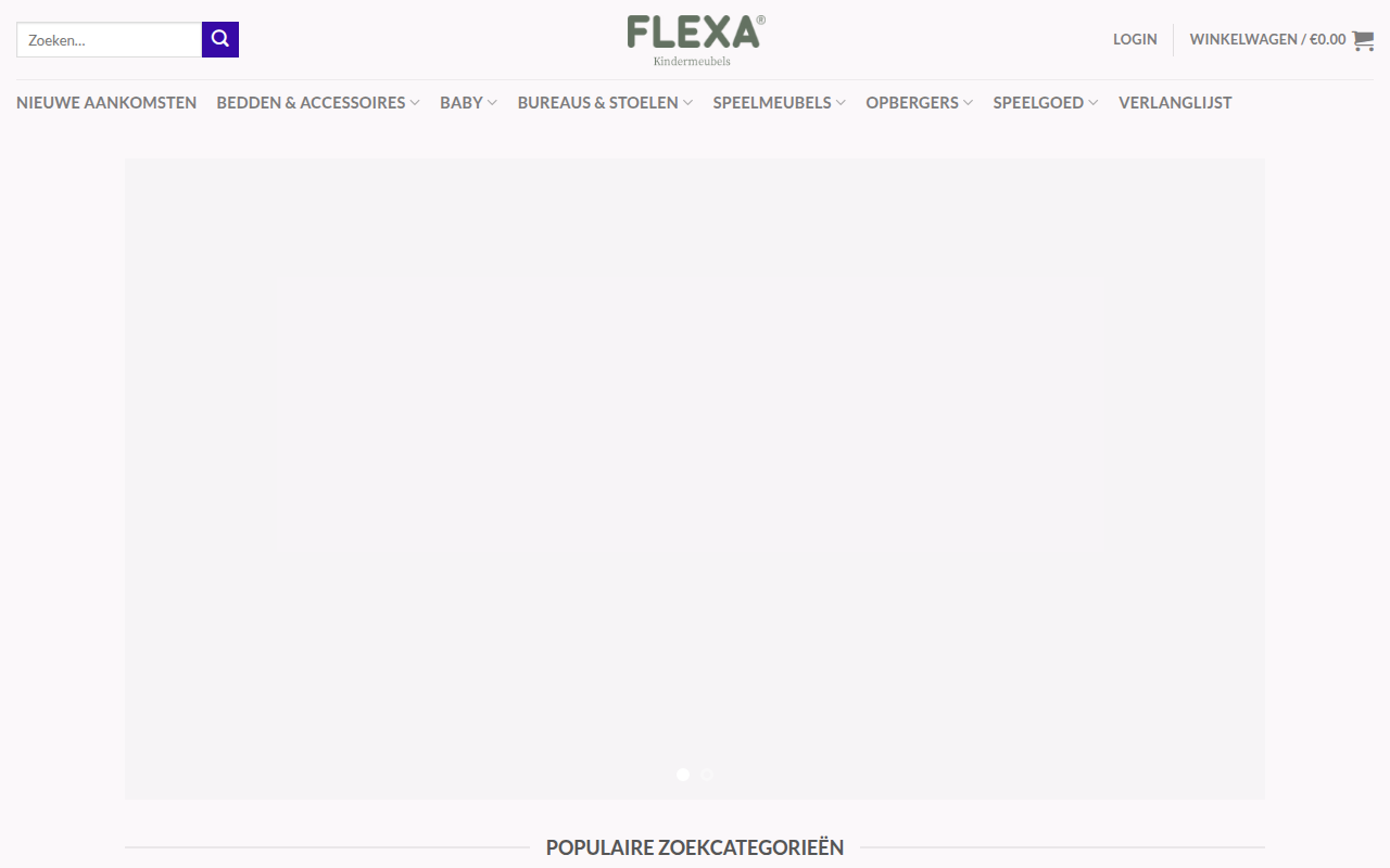 Screenshot van kindmeubels.com