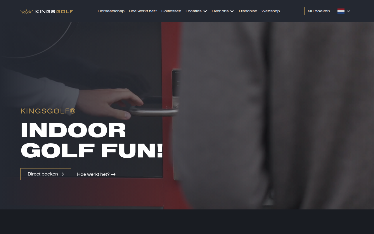 Screenshot van kingsgolf.nl