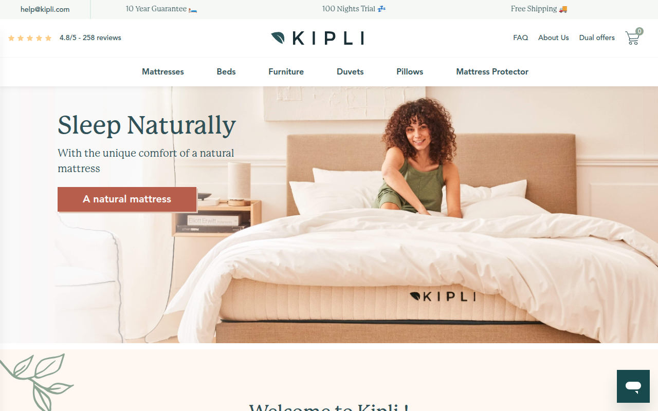 Screenshot van kipli.com