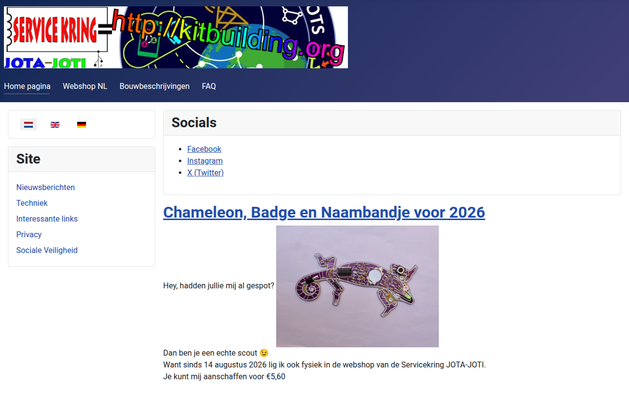 Screenshot van kitbuilding.org