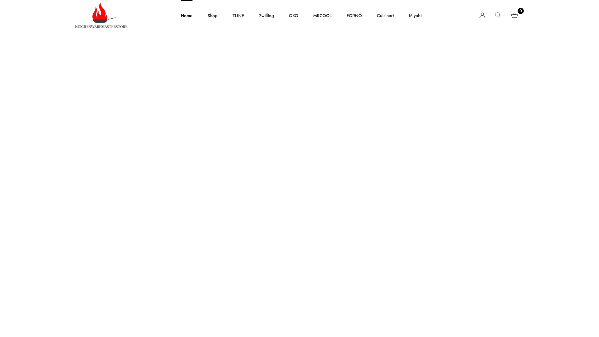 Screenshot van kitchenwaremasterstore.com