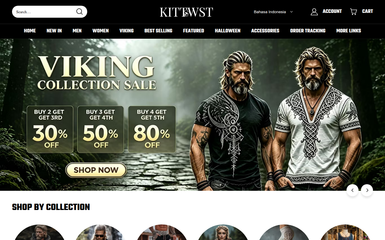 Screenshot van kittwst.com