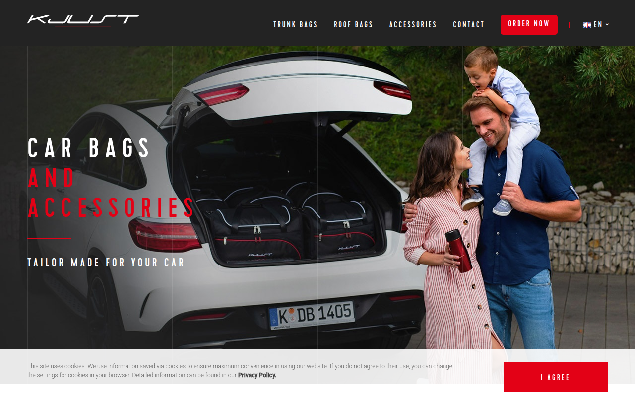Screenshot van kjust.com