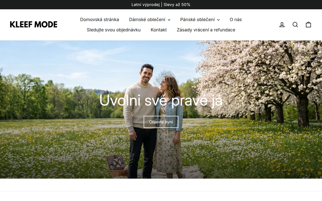 Screenshot van kleefmode.com