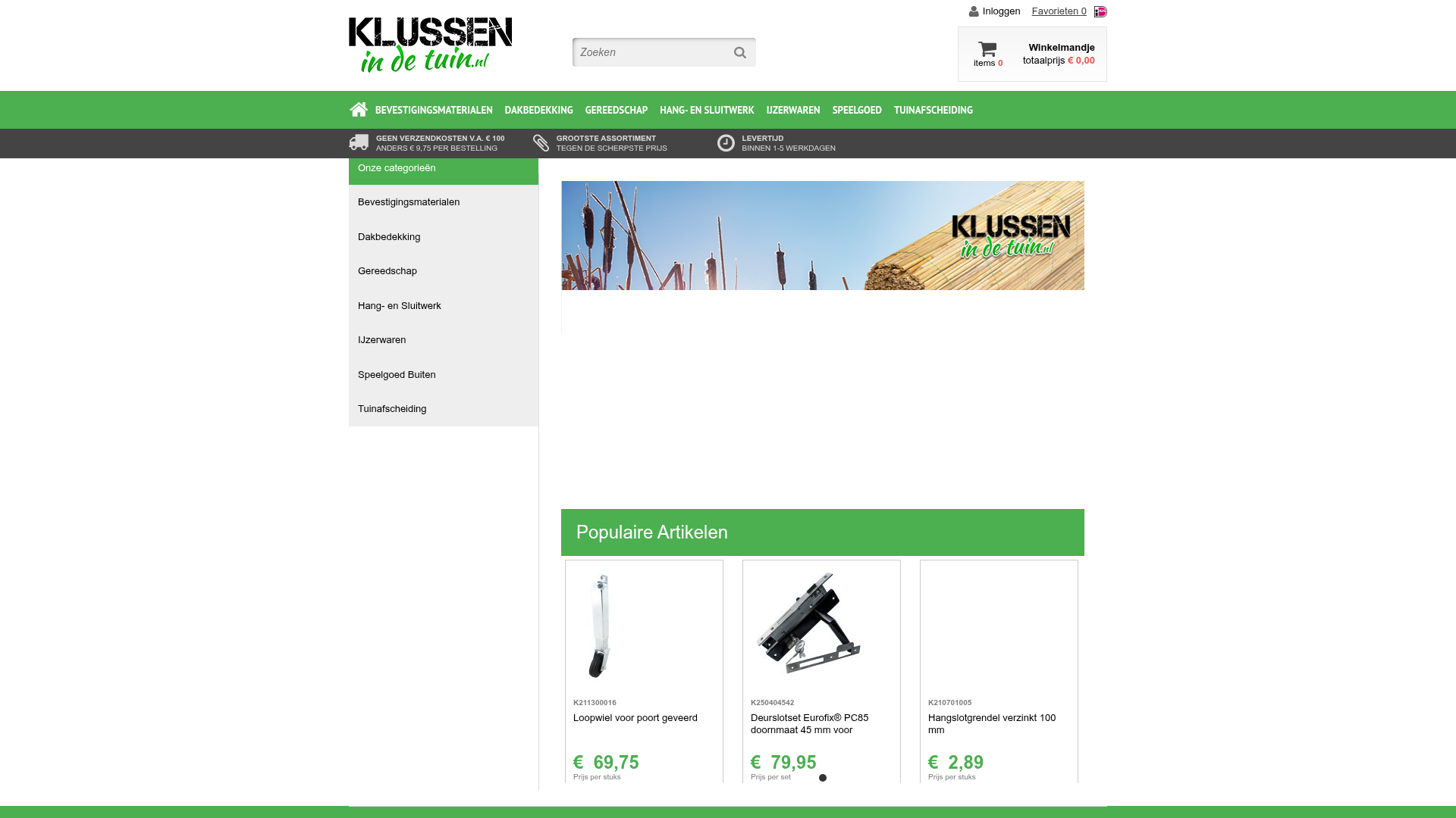 Screenshot van klussenindetuin.nl