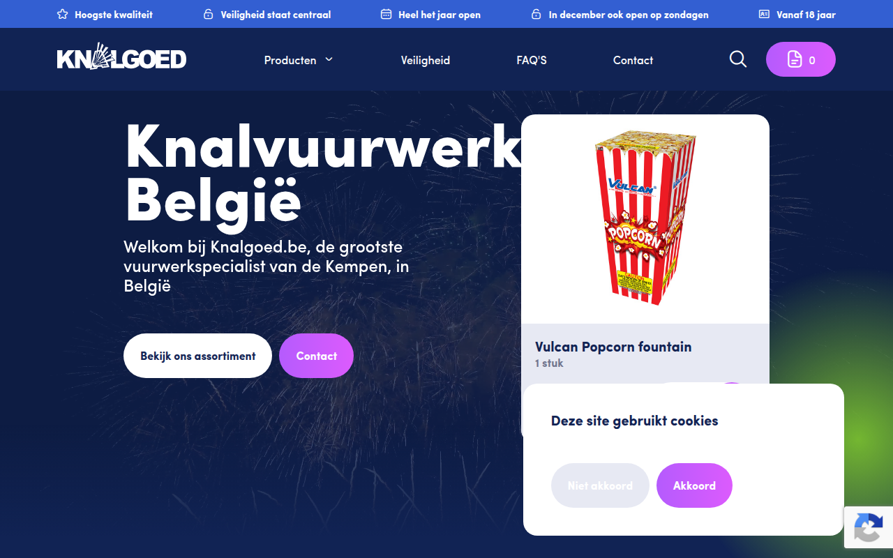 Screenshot van knalgoed.be