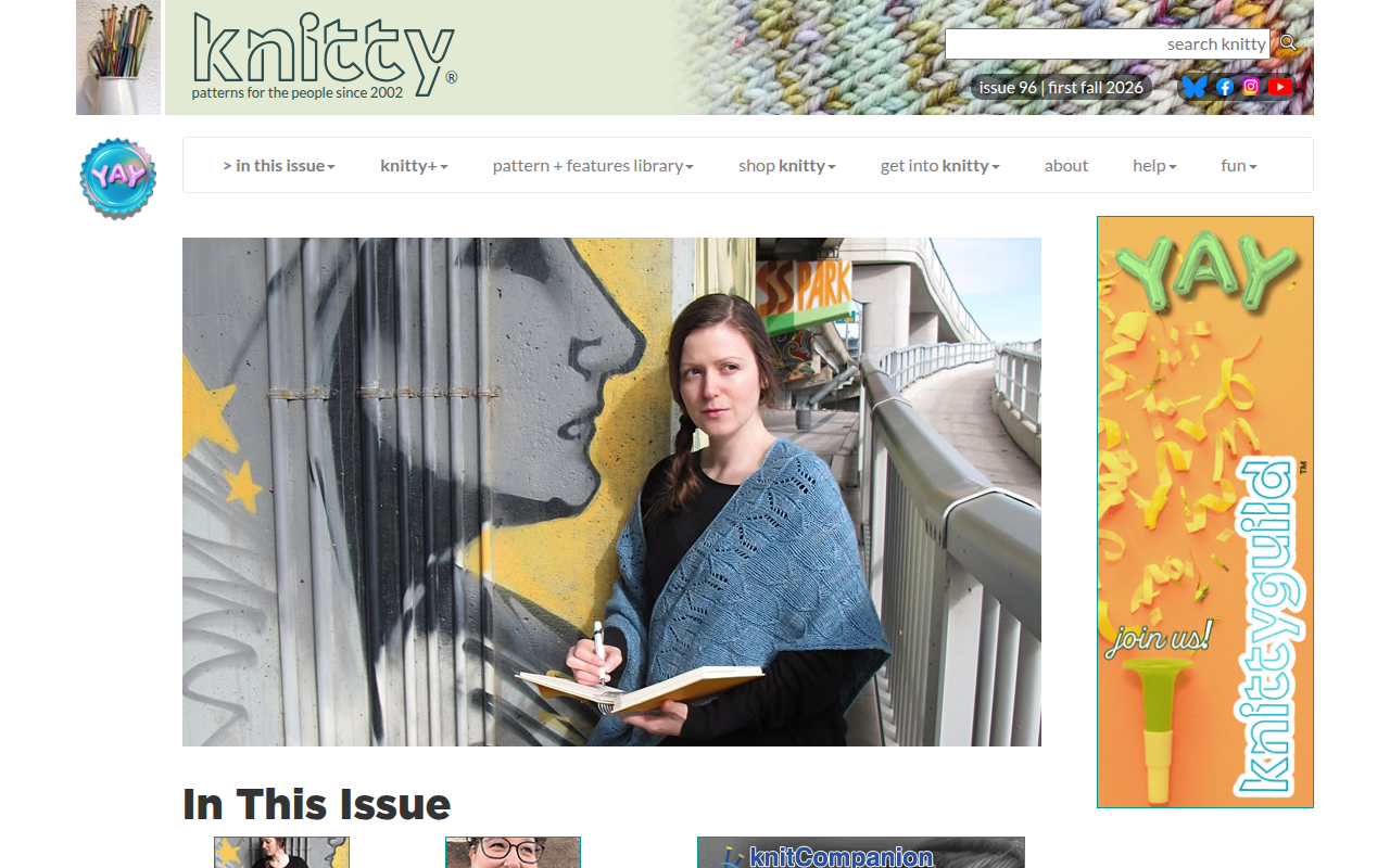 Screenshot van knitty.com