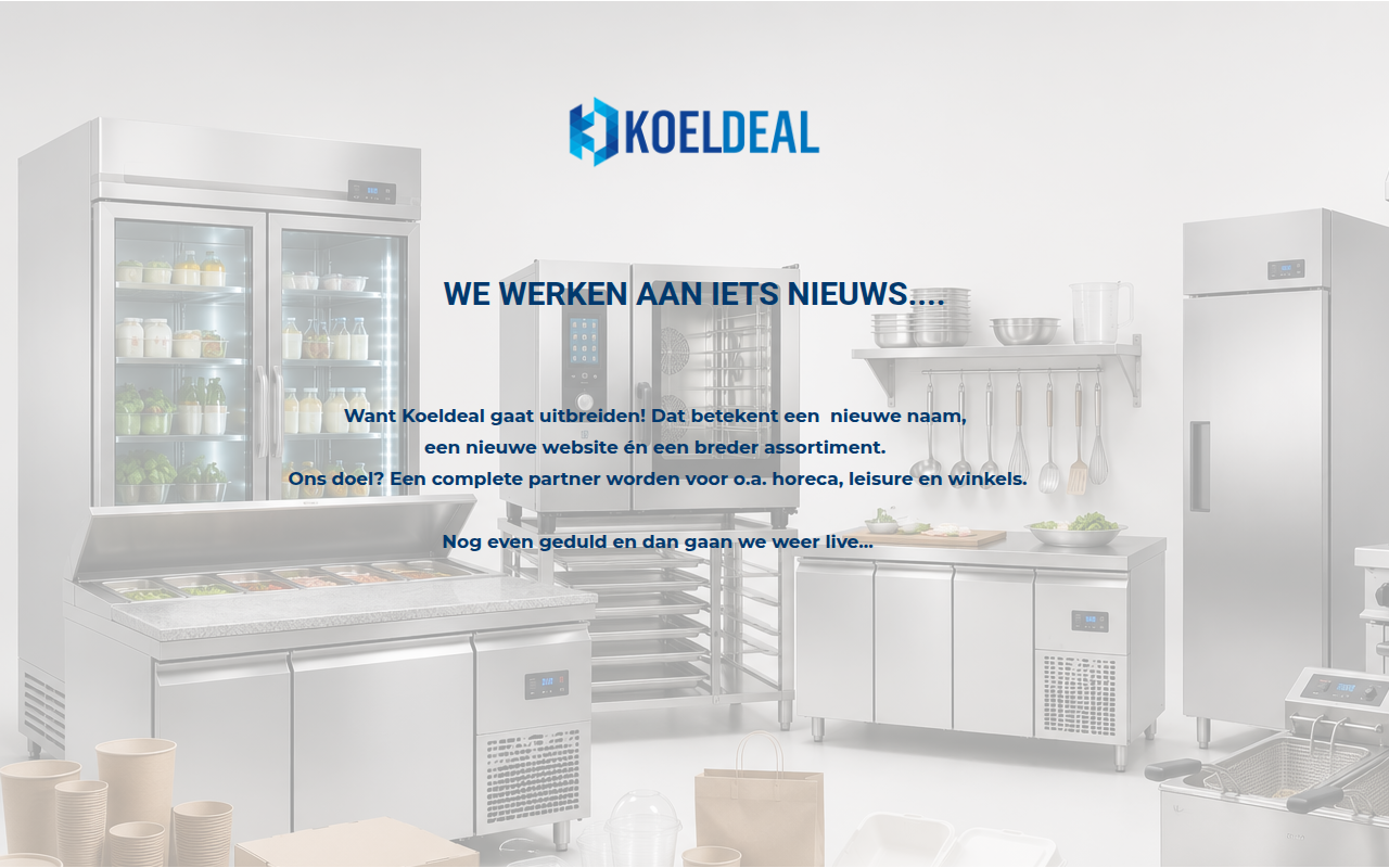 Screenshot van koeldeal.nl
