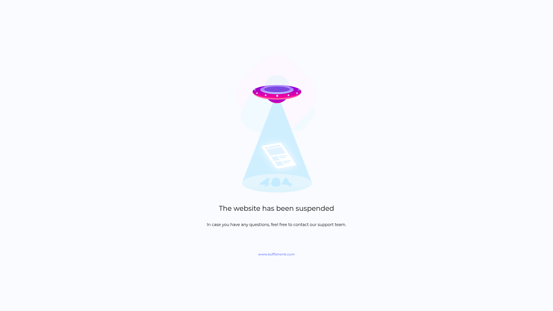 Screenshot van koffiehenk.com