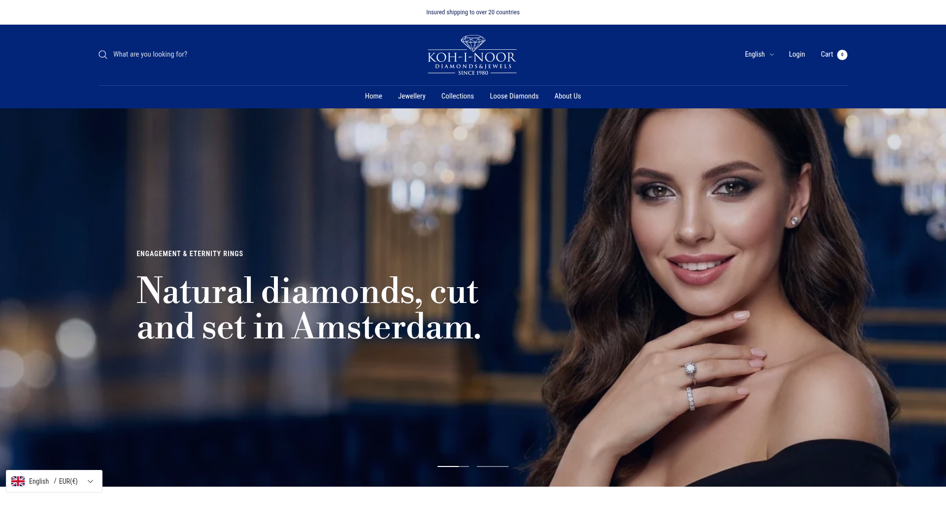 Screenshot van kohinoor.nl