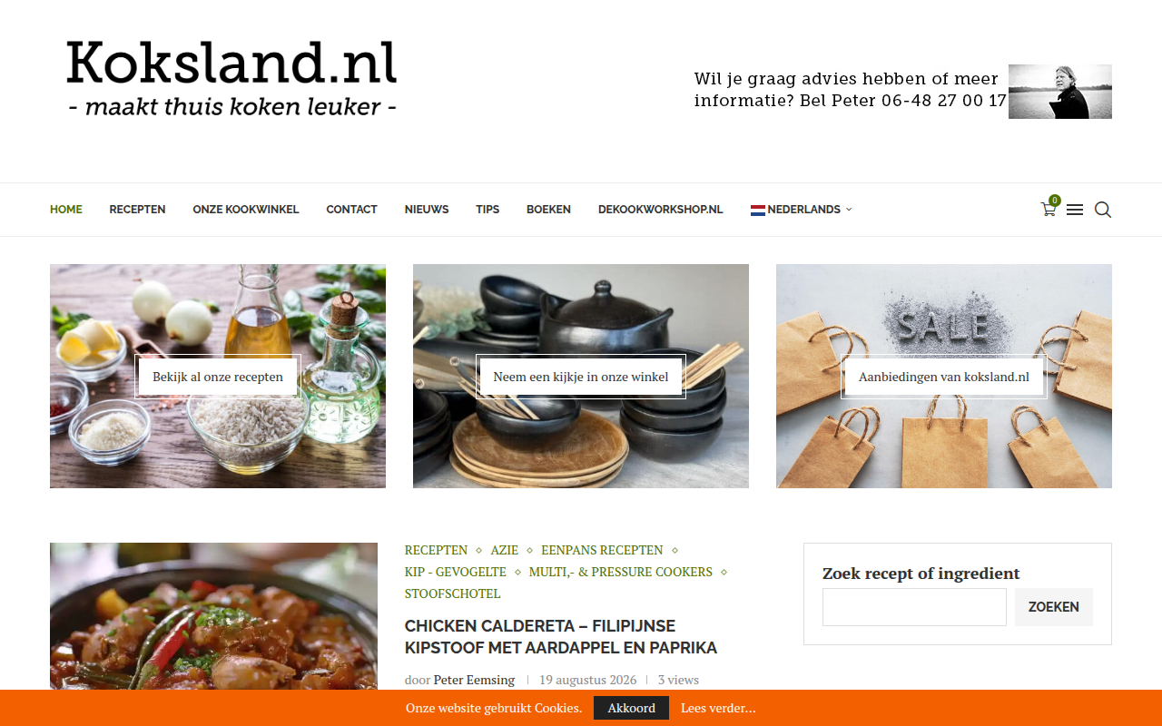 Screenshot van Koksland
